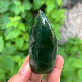 Green Nephrite Jade Freeform