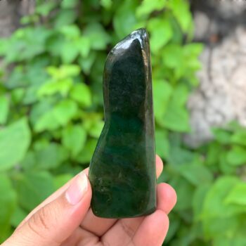 Green Nephrite Jade Freeform