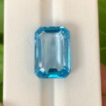 18 Ct's Swiss Blue Emerald Cut Topaz