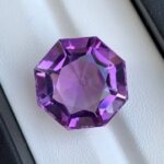 24.5 CT's Loup Purple Octagon Cut Amethyst, Brilliant Cut Amethyst, Cut Amethyst, Amethyst Gemstone, Amethyst, Amethyst Cut Gemstone