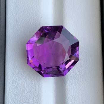 17.5 Ct's Loup Purple Concave Cut Amethyst, Brilliant Cut Amethyst, Cut Amethyst, Amethyst Gemstone, Amethyst, Amethyst Cut Gemstone