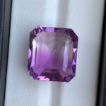 26.5 CT's Loup Purple Emerald Cut Amethyst