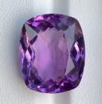 17 Ct's Loup Purple Cushion Cut Amethyst, Brilliant Cut Amethyst, Cut Amethyst, Amethyst Gemstone, Amethyst, Amethyst Cut Gemstone