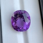 15.5 Ct’s Loup Purple Cushion Cut Amethyst