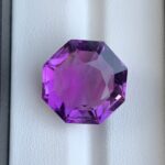 17.5 Ct's Loup Purple Concave Cut Amethyst