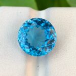 14.5 CT’s Loupe Clean Swiss Blue Brilliant Cut Topaz