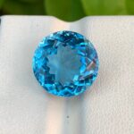 14.5 CT’s Loupe Clean Swiss Blue Brilliant Cut Topaz