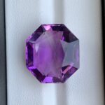 22.5 CT’s Loup Purple Concave Cut Amethyst