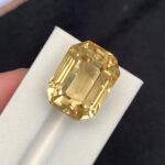 54 Carats Natural Golden Yellow Kunzite Gemstone