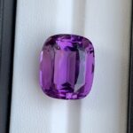 19 CT’s Loup Purple Cushion Cut Amethyst