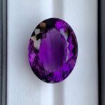 31.5 CT’s Loupe Clean Oval Cut Purple Amethyst
