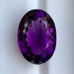 27 Ct’s Loupe Clean Oval Cut Purple Amethyst