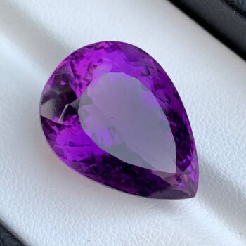 21 Ct's Best Quality Loupe Clean Pear Cut Purple Amethyst