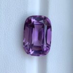 10 CT’s Loup Purple Cushion Cut Amethyst