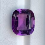 12.5 Ct’s Loup Purple Cushion Cut Amethyst