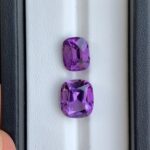 Loup Purple Cushion Cut Amethyst