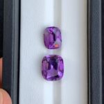 Loup Purple Cushion Cut Amethyst
