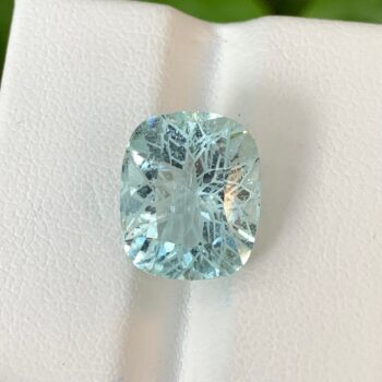6.5 CT's Natural Cushion Cut Aquamarine, Aquamarine, Cut Aquamarine, Aquamarine Gemstone, Cushion Cut Aquamarine, Blue Aquamarine