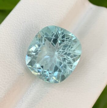 10 CT's Natural Cushion Cut Aquamarine, Aquamarine, Cut Aquamarine, Aquamarine Gemstone, Cushion Cut Aquamarine, Blue Aquamarine