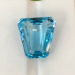 19 Ct’s  Swiss Blue Trapeze Cut Topaz