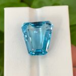 19 Ct’s  Swiss Blue Trapeze Cut Topaz