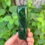 270g AAA Quality Lustrous Green Nephrite Jade Free Form