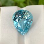19.5 CT’s Loupe Clean Swiss Blue Pear Cut Topaz