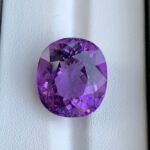 15.5 Ct’s Loup Purple Cushion Cut Amethyst