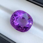 15.5 Ct’s Loup Purple Cushion Cut Amethyst