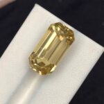 24 Carats Natural Golden Yellow Kunzite Gemstone