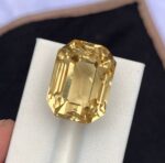 54 Carats Natural Golden Yellow Kunzite Gemstone