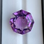 24.5 CT’s Loup Purple Octagon Cut Amethyst