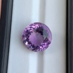 16.5 CT’s Loup Purple Round Cut Amethyst