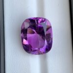 17 Ct’s Loup Purple Cushion Cut Amethyst