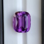 19 CT’s Loup Purple Cushion Cut Amethyst