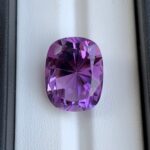 19 CT’s Loup Purple Cushion Cut Amethyst