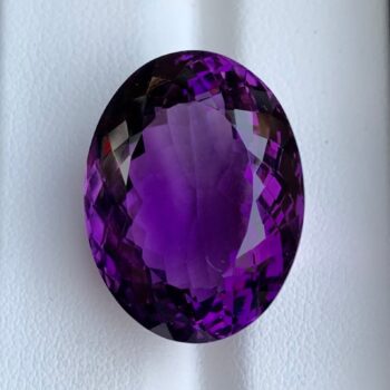 31.5 CT's Loupe Clean Oval Cut Purple Amethyst, Cut Amethyst, Oval Cut Amethyst, Amethyst Gemstone, Purple Cut Amethyst, Amethyst