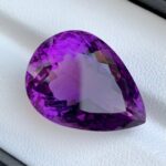 21 Ct’s Best Quality Loupe Clean Pear Cut Purple Amethyst