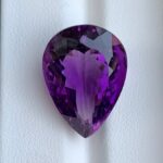 21 Ct’s Best Quality Loupe Clean Pear Cut Purple Amethyst