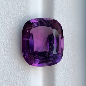 12.5 Ct's Loup Purple Cushion Cut Amethyst, Brilliant Cut Amethyst, Cut Amethyst, Amethyst Gemstone, Amethyst, Amethyst Cut Gemstone