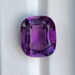 12.5 Ct’s Loup Purple Cushion Cut Amethyst