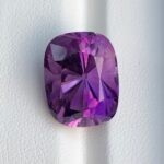 12 Ct’s Loup Purple Cushion Cut Amethyst
