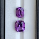 Loup Purple Cushion Cut Amethyst