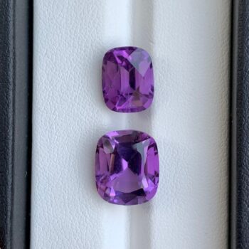 Loup Purple Cushion Cut Amethyst