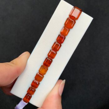 35 Ct's Gorgeous Natural Red Hessonite Garnet, Emerald Cut Hesonite, Hesonite Garnet, Hessonite Garnet Gemstone, Garnet Gemstone, Hessonite