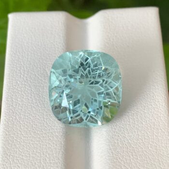 13.5 CT's Natural Cushion Cut Aquamarine, Aquamarine, Cut Aquamarine, Aquamarine Gemstone, Cushion Cut Aquamarine, Blue Aquamarine