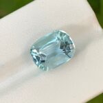 6 Ct’s Loupe Clean Natural Cushion Cut Aquamarine