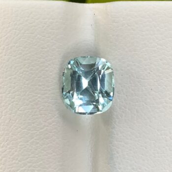 Eye Clean Natural Cushion Cut Aquamarine, Aquamarine, Cut Aquamarine, Aquamarine Gemstone, Cushion Cut Aquamarine, Blue Aquamarine, 3 Ct's