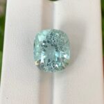 9.5 CT’s Beautiful Natural Cushion Cut Aquamarine