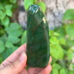 194g Top Quality Green Nephrite Jade Free Form